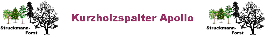 Kurzholzspalter Apollo