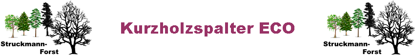 Kurzholzspalter ECO