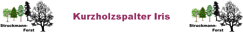 Kurzholzspalter Iris
