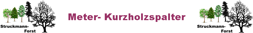 Meter- Kurzholzspalter